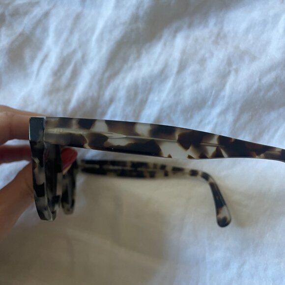 Leonard II E Sunglasses - White Tortoise/Grey